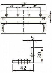 L-кронштейн для EMC 400 AH